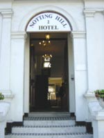 Notting Hill Hotel front door